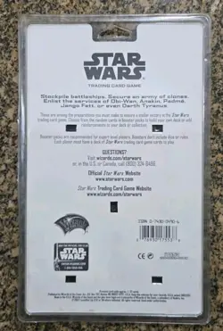 Star Wars Trading Card Game Attack of the Clones WOTC 2 Booster Pack Blister NEW - Image 2