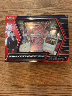 Team Rockets Mewtwo EX Box, Pokemon TCG. NEW, SEALED. 4 Booster Packs Promo Card - Image 2