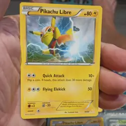 The Pokemon Company Pikachu Libre 14/30 XY Trainer Kit Regular Common 80 HP EN - Image 1