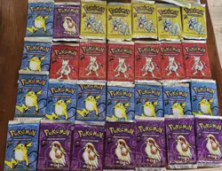 28X Sealed Pokemon Novelty Packs (Not Real) Replicas Of The Original+ Box - Image 2