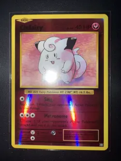 Pokemon XY Evolutions Clefairy Holo Rare Card 63/108 Reverse Holo, NM Condition - Image 1