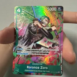 Roronoa Zoro (OP13-037) TR Treasure Rare Adventure on Kami's Island (OP15-EB04) - Image 2