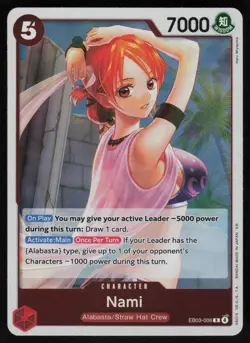 Nami (006) R Extra Booster: One Piece Heroines Edition EB03-006 NM Foil - Image 1