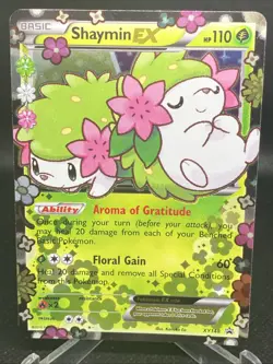Pokemon TCG Shaymin EX XY148 Generations Holo Black Star Promo Card - Image 1