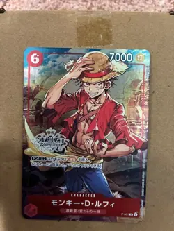 One Piece Card Monkey D. Luffy Promo Championship 2022 - Image 1