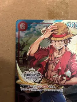 One Piece Card Monkey D. Luffy Promo Championship 2022 - Image 2