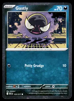 Gastly - (Cosmos Holo) Common Miscellaneous Cards & Products 123/217 NM Holo - Image 1