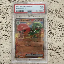 Scovillain EX 037/191 SV08 Surging Sparks Holo Card Near Mint Condition - Image 1