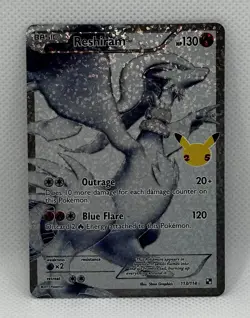 Pokemon TCG Reshiram Celebrations Classic Collection Card 113/114 NM/M Condition - Image 2