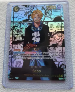 OP13-120 Sabo SEC Manga Rare Super Alternate Art One Piece Card Game English - Image 2