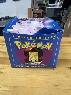 Pokemon Jigglypuff Limited Edition 23k Gold Plated Trading Card Burger King CIB - Image 2