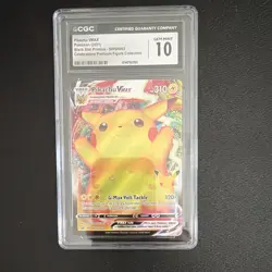 CGC 10 Pikachu VMAX SWSH062 Sword & Shield Promo Cards English Holo Promo - Image 1