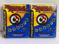 Rumble Robots Starter Deck New Sealed LOT of 2 - Image 1
