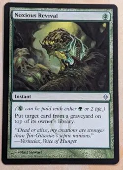 1x Noxious Revival New Phyrexia NM Near Mint Magic The Gathering Card MTG TCG 🟢 - Image 1