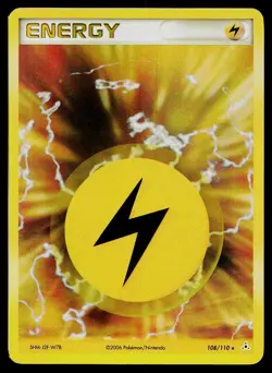 Pokemon Card Holon Phantoms Lightning Energy 108/110 Rare - Image 1