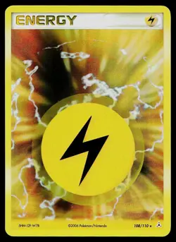 Pokemon Card Holon Phantoms Lightning Energy 108/110 Rare - Image 1