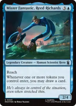 ~ Mister Fantastic, Reed Richards (Surge Foil) ~ NM Foil ~ ~ MTG ~ - Image 1