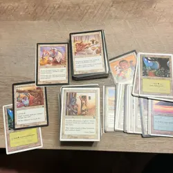Magic the Gathering card lot. Over 175 cards from different generations - Image 1