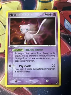 Pokemon TCG Mew Pop Series 4 Holo Card 4/17 Lightly played Condition Rare! - Image 2
