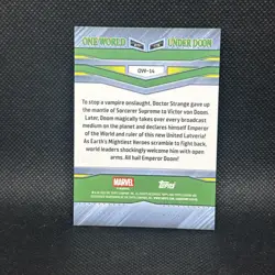 2026 TOPPS CHROME Marvel ONE WORLD UNDER DOOM Insert Card OW-14 - Image 2