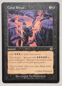 MTG [x1] Cabal Ritual [x1] Torment M/NM - Image 1
