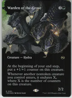 MTG TCG Warden of the Grove (Borderless) R Tarkir: Dragonstorm 351 - Image 1