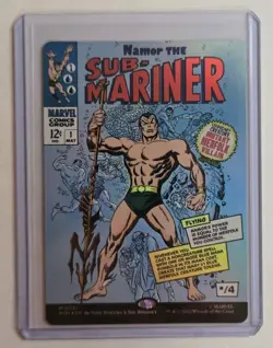Namor the Sub-Mariner (Borderless) (0391) Marvel Super Heroes MTG Foil Near Mint - Image 1