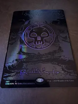 MTG Phyrexia: All Will Be One Oil Slick Raised Foil Land 30 set (6 of each type) - Image 2