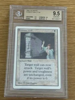 MTG Unlimited Animate Wall BGS 9.5 Gem Mint - Image 1
