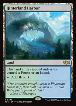 MTG Hinterland Harbor ** Tarkir: Dragonstorm Commander ** English - Image 1