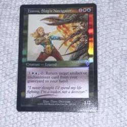 Magic: The Gathering Hanna, Ship's Navigator Invasion Foil Rare #249 - Image 3