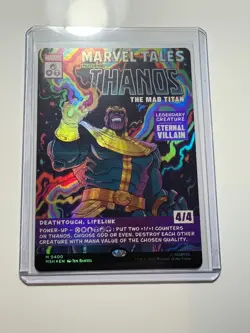 Thanos, The Mad Titan (Borderless) (0400) Marvel Super Heroes Foil NM - Image 1