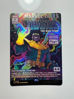 Thanos, The Mad Titan (Borderless) (0400) Marvel Super Heroes Foil NM - Image 3