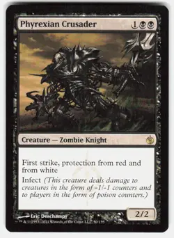 Phyrexian Crusader 50 Rare Mirrodin Besieged Magic: The Gathering Lightly Played - Image 2