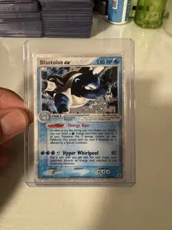Pokemon TCG Blastoise EX Holo Rare Card Fire Red Leaf Green 104/112 - Image 1