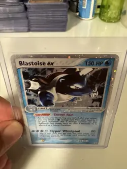 Pokemon TCG Blastoise EX Holo Rare Card Fire Red Leaf Green 104/112 - Image 3