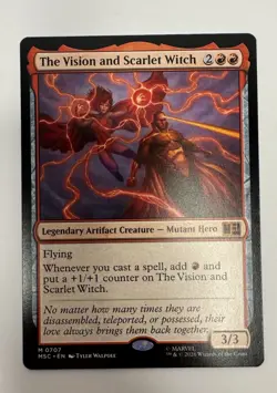 The Vision and Scarlet Witch - Regular Non-Foil - NM / Unplayed - MSC EN M 0707 - Image 1