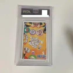 PSA 10 2010 Ensky One Piece Playing Card JP Jump Festa 2011 Sanji Ace of Hearts - Image 2