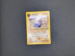 Pokemon TCG Omanyte Regular Unlimited Common Neo Discovery 60/75 Lightly Played - Image 1