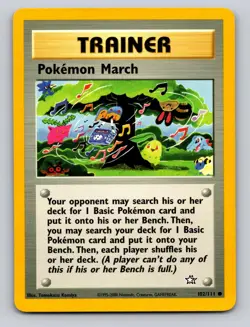 Pokemon March - 102/111 Neo Genesis Pokemon Unlimited MP - Image 1