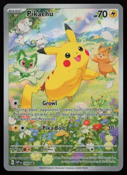 Pikachu 088 Holo Promo Scarlet & Violet Promo Pokemon English NM - Image 1