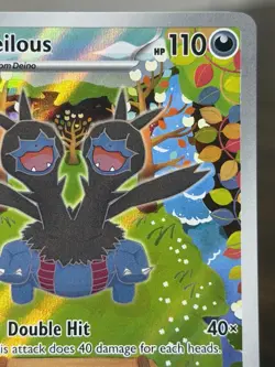Zweilous 147/086 - Holo Illustration Rare White Flare Pokemon Holo Near Mint - Image 3