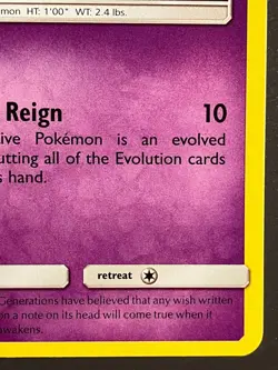 Pokemon TCG Shining Jirachi 42/73 Shining Legends Holo Lightly Played (LP) - Image 4