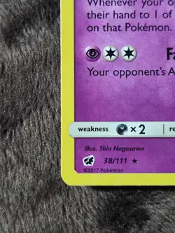 Pokemon Card Gengar 38/111 Crimson Invasion Rare Holo Near Mint - Image 2