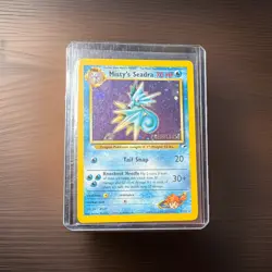Misty's Seadra Prerelease Holo Promo 9/132 Gym Heroes 1999 Near Mint - Image 1