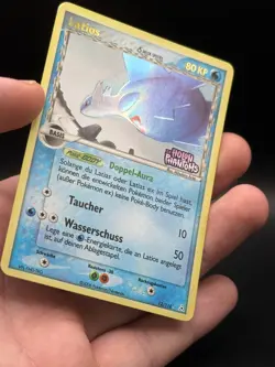 [LP-] Pokemon Latios Holo Holon Phantoms 12/110 Deutsch reverse Holo STAMP - Image 3