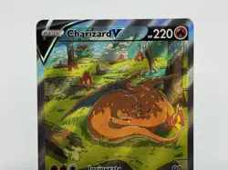 Pokemon TCG Charizard V SWSH260 Full Art Black Star Promo READ - Image 3