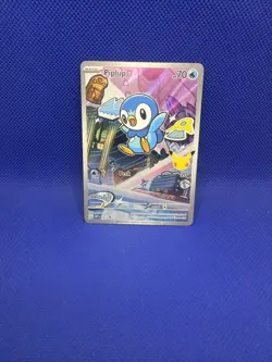 Pokemon Mega Evolutions Promo Piplup MEP042 First Partner 30th Anniversary NM - Image 1