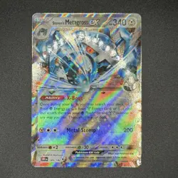 Steven's Metagross ex 145/182 Sv10: Destined Rivals Holo NM Pokemon TCG 2025 - Image 1