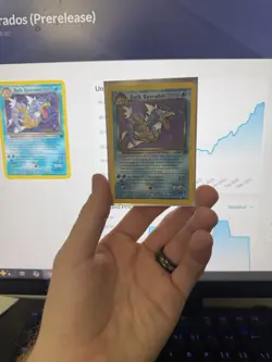 Pokemon TCG Dark Gyarados Prerelease Holo Rare Card 8/82 Vintage - Image 3